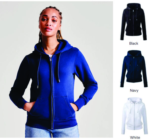 Anthem AM04 Ladies Organic Zip Hood