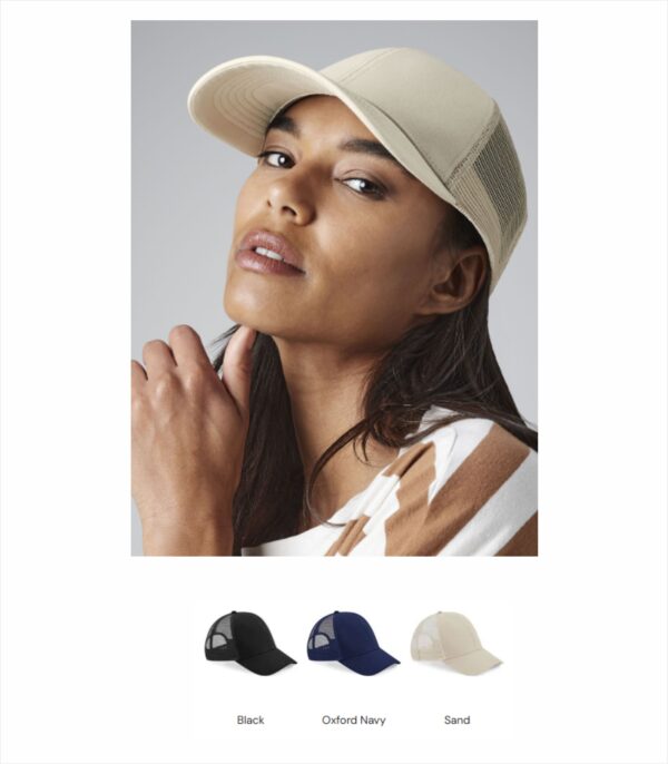 BB60N Beechfield Organic Trucker Cap