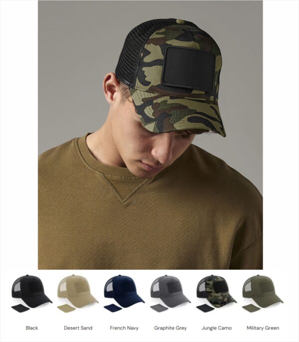 BB641 Beechfield Patch Snapback Trucker Cap