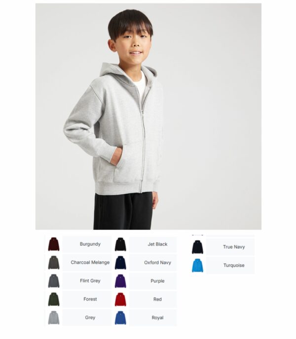 CottonRidge CR04K v2.0 Nebula Kids Soft Touch Zip Hood