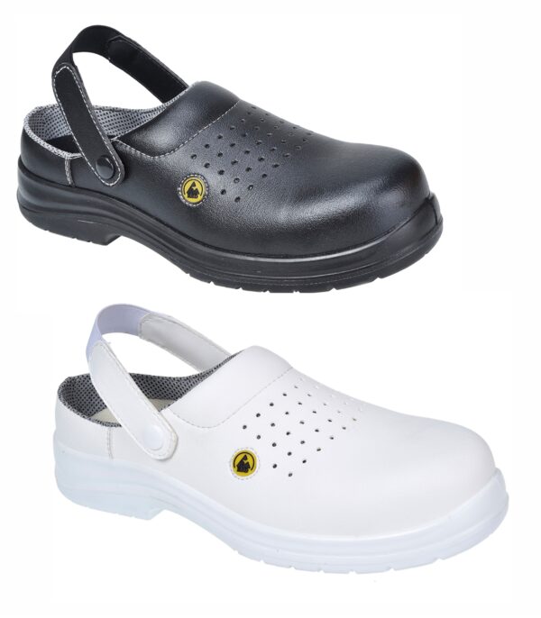 FC03 Compositelite ESD Perforated Safety Clog SB AE