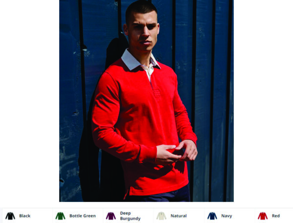 Front Row FR104 Mens Premium Superfit Rugby Shirt