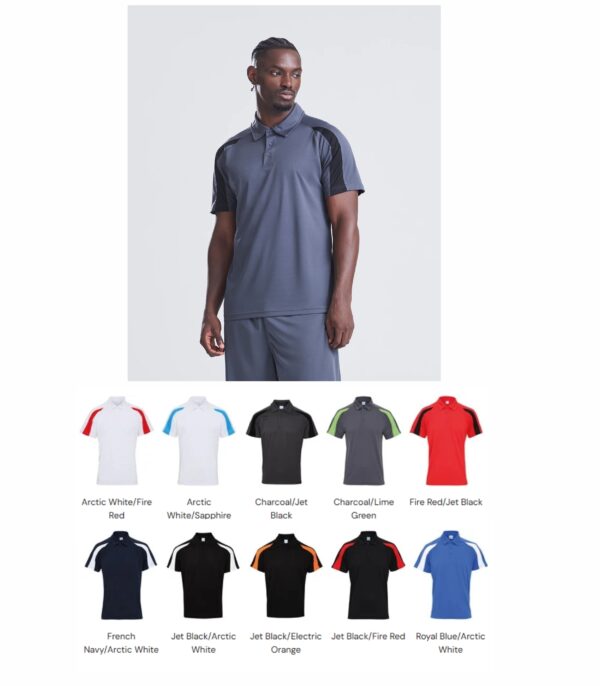 AWD JC043 Cool Contrast Polo Shirt