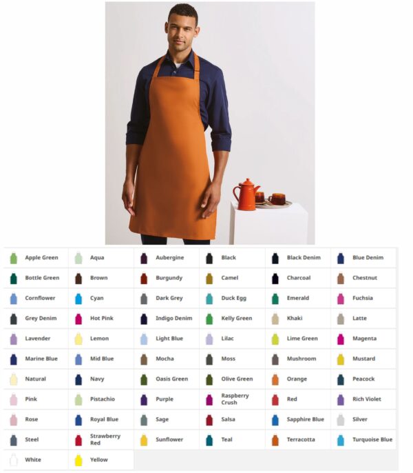 Premier PR150 Colours Bib Apron