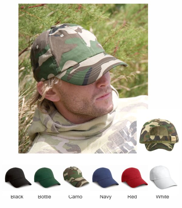 Result RC010 Heavy Cotton Drill Pro Style Cap