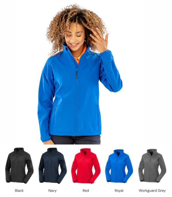 Result RS901F Recycled Ladies Printable Soft Shell Jacket