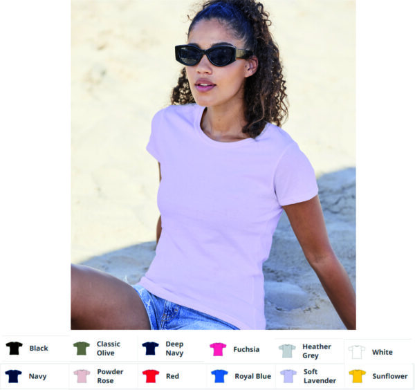 Fruit of the Loom SS721 Ladies Iconic 150 T-Shirt