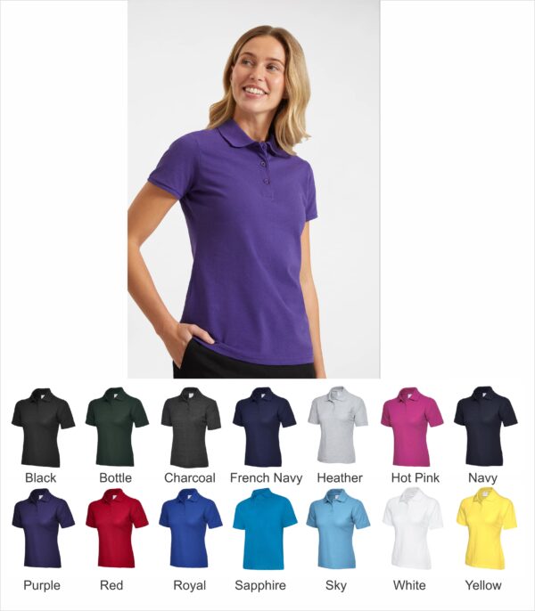 Uneek UC115 Ladies Active Cotton Polo Shirt
