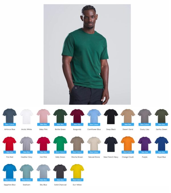 AWDis AT001 Unisex 150 T shirt Colours