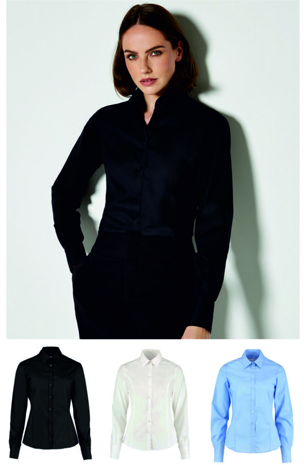 Kustom Kit KK743F Ladies Business Long Sleeved Blouse