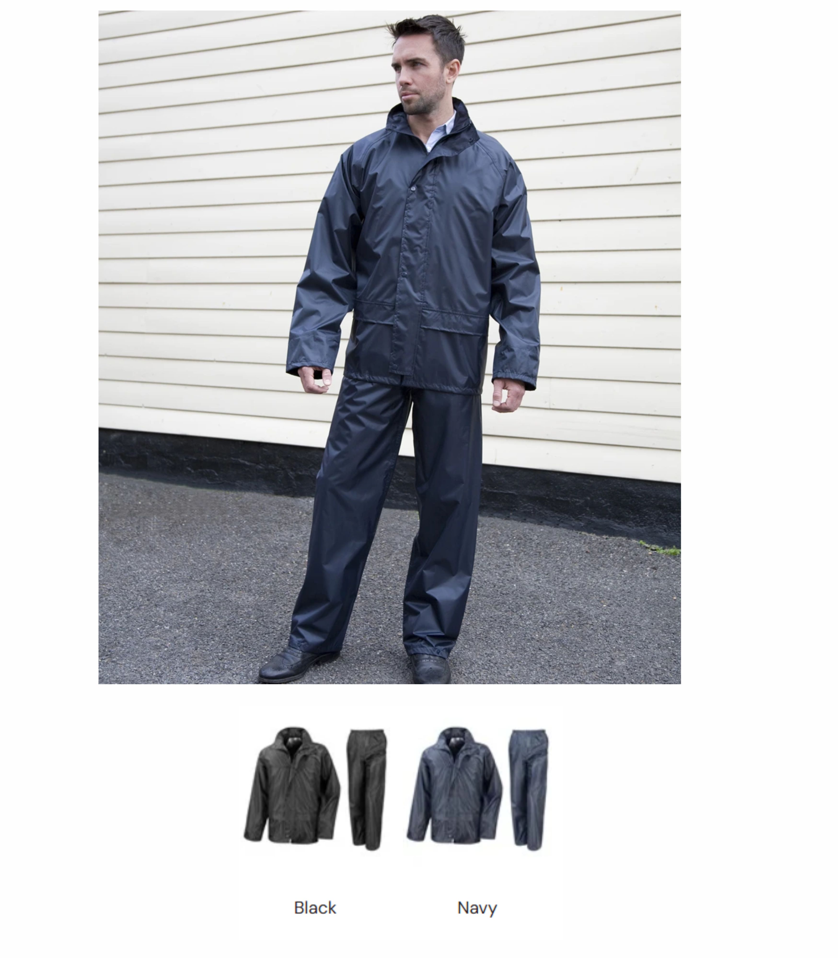 Result RS225M Unisex Core Rain Suit