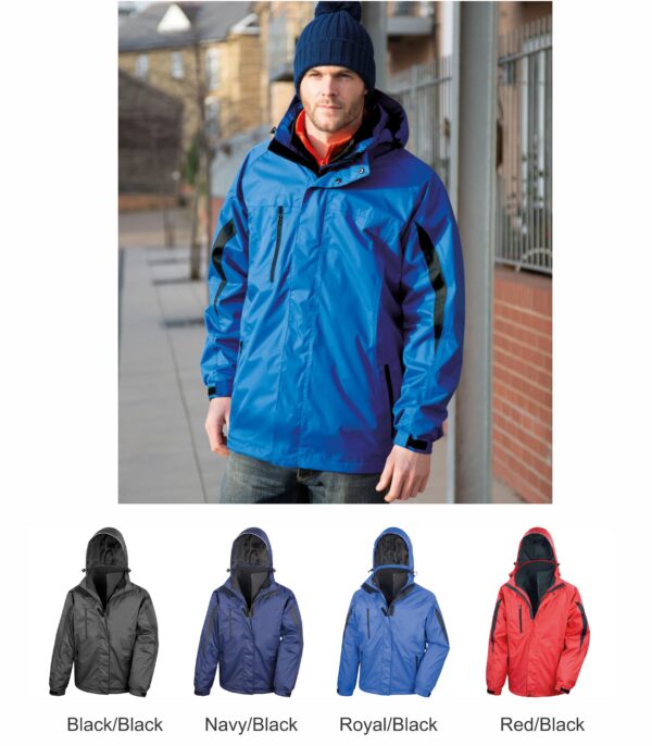 Result RS400M Men's 3 in 1 Softshell Journey Jacket