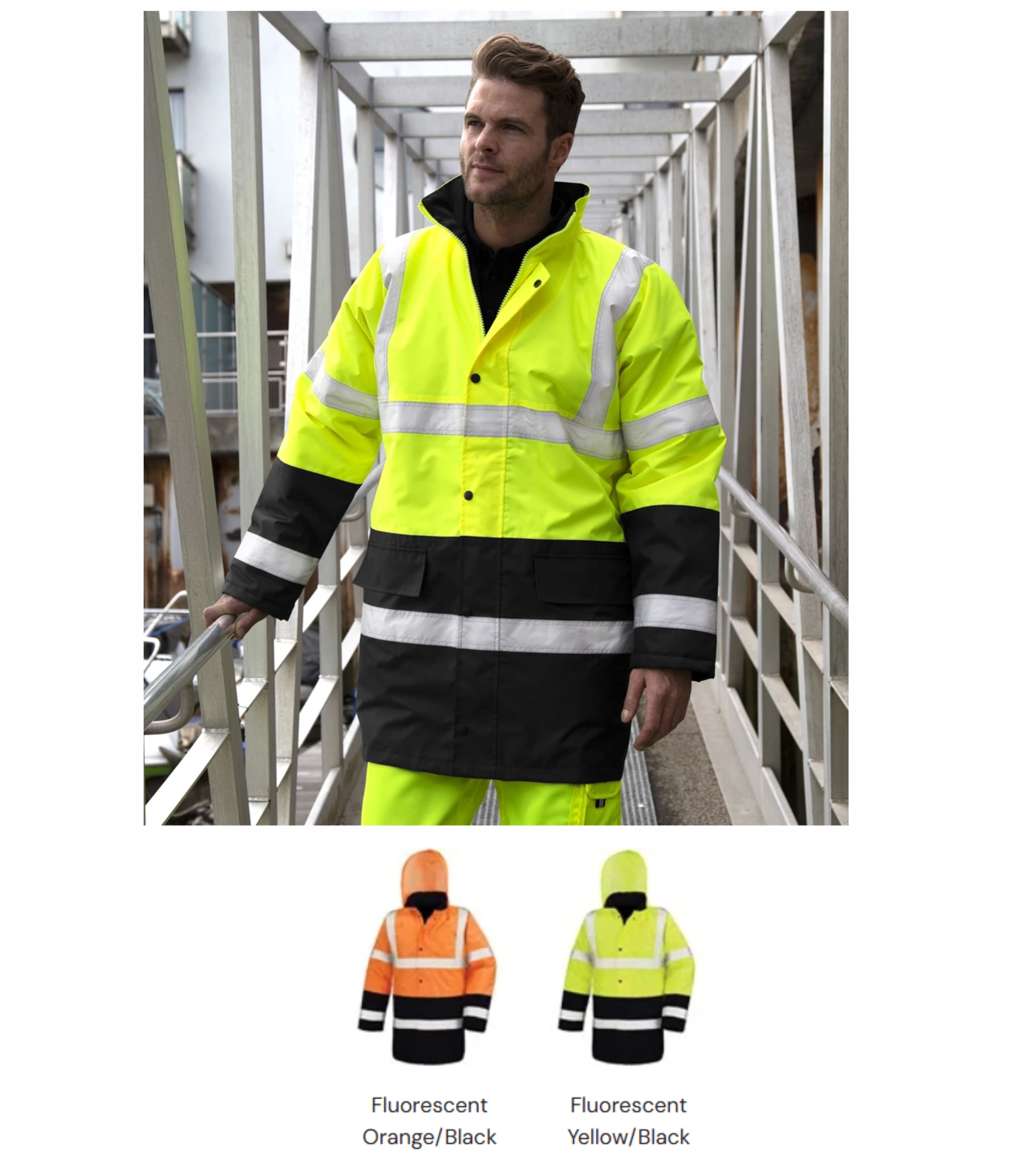 RS452 Result Core Motorway Two Tone Safety Jacket