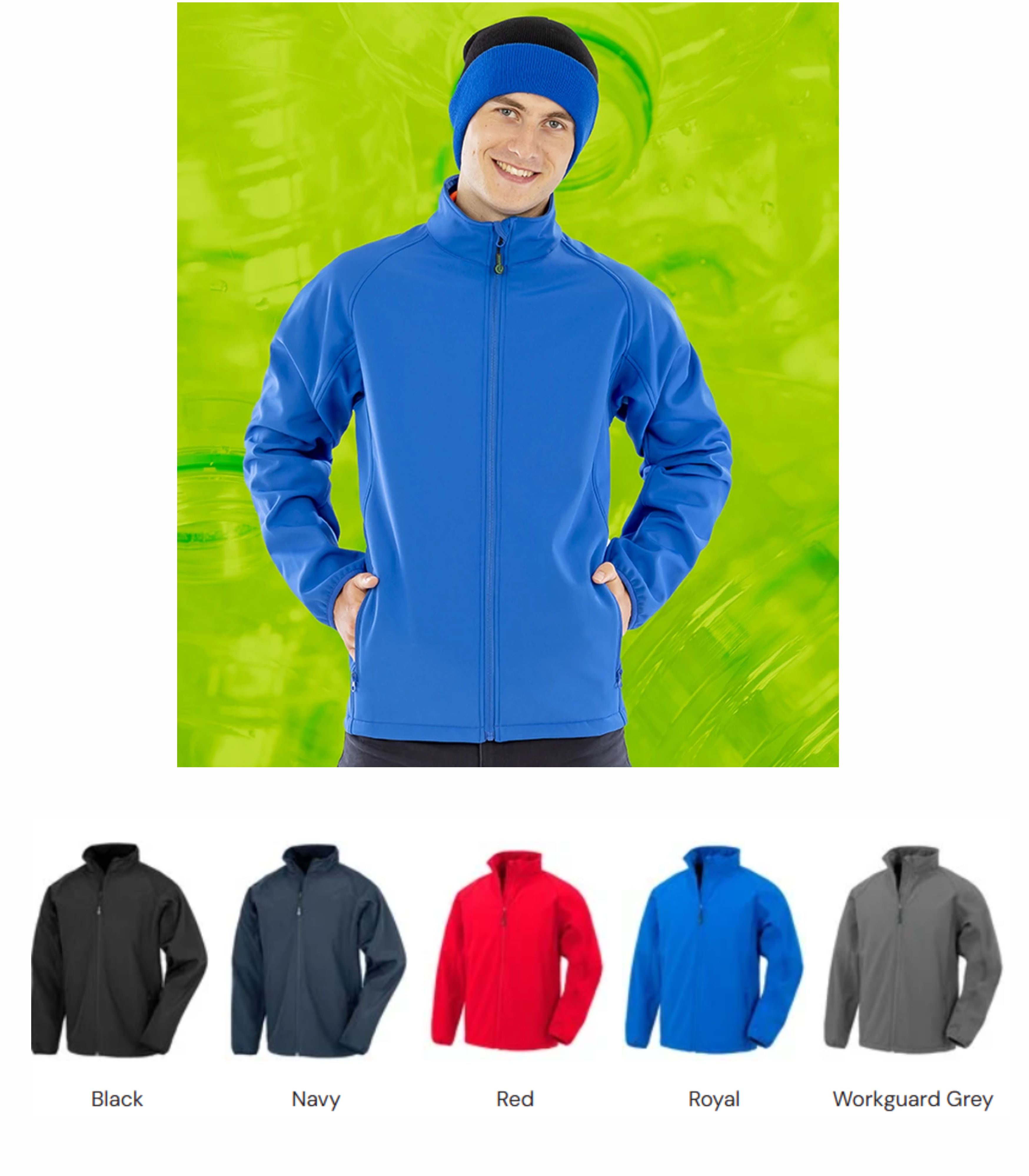 Result RS901M Recycled Printable Softshell Jacket