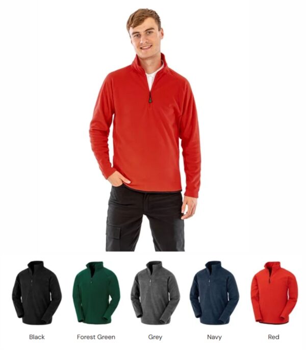 Result RS905 Recycled Zip Neck Micro Fleece