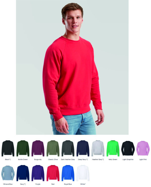 Fruit of the Loom SS8 Classic Raglan Sweatshirt