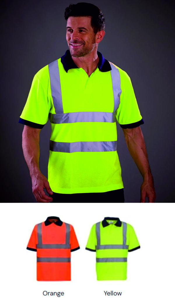 Yoko YK015 Hi Vis Polo Shirt