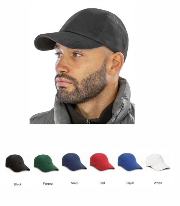 RC024 Result Low Profile Heavy Brushed Cotton Cap