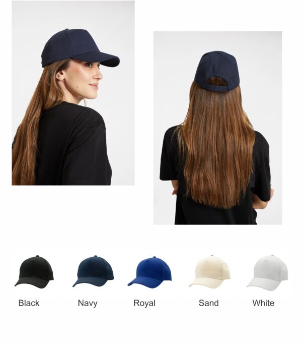 UC431 Uneek heavyweight 5 panel cap