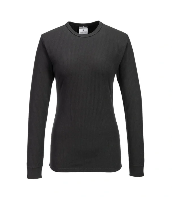 Portwest B126 - Women's Thermal T-Shirt Long Sleeve