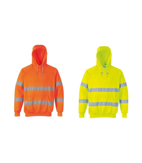 B304 Hooded Hi Vis Sweatshirt