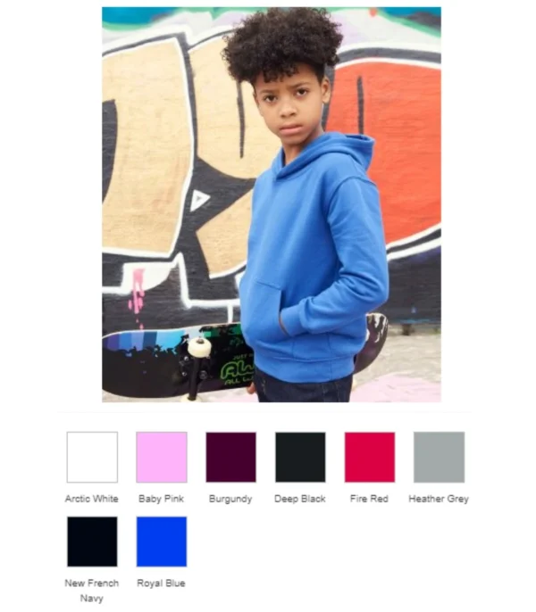 AWD JH201B Kids Organic Hoodie