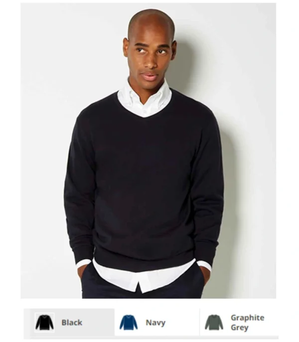 Kustom Kit KK352 Arundel Cotton Acrylic V Neck Sweater 