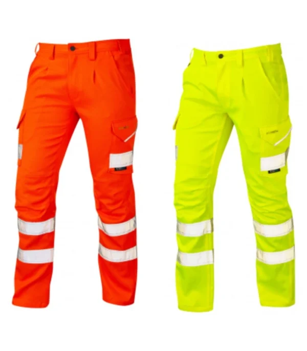 Leo Kingford ISO 20471 Class 1 EcoViz Stretch Poly/Cotton Cargo