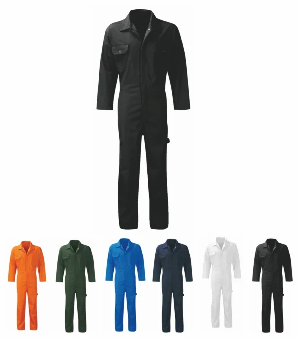 BLACK KNIGHT PC205BS COVERALL: STUD FRONT