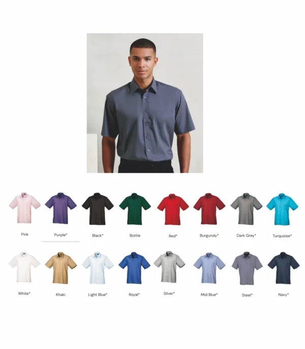 Premier PR202 short sleeve formal shirt
