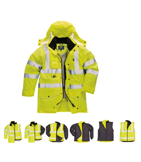S427 Hi Vis 7 in 1 jacket