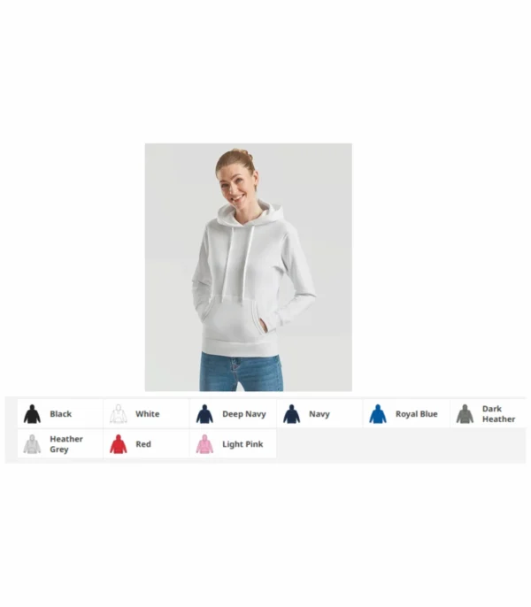 Fruit of the Loom SS801 Classic Lady Fit Hoodie