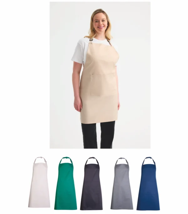 Uneek UC940 Bib Apron with Pocket