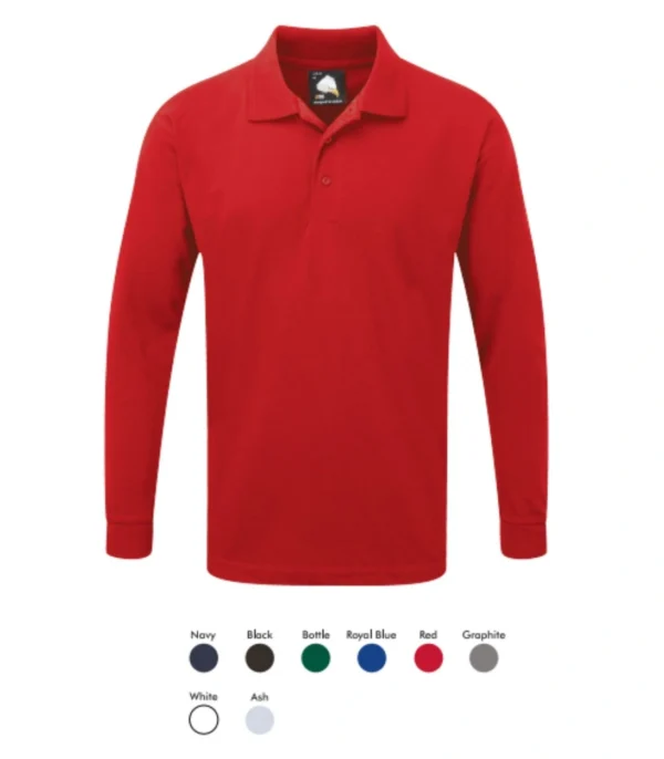 Orn 1170 Weaver Long Sleeve Polo