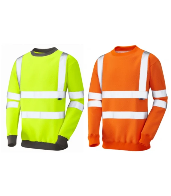 Leo Winkleigh ISO 20471 Class 3 Crew Neck Sweatshirt