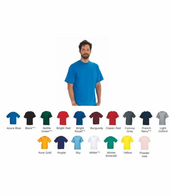 Russells ZT180M Jerzees Super Ringspun Tee Shirt