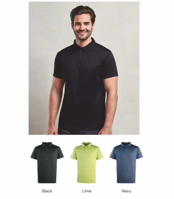 PR612 Premier Coolchecker Stud Pique polo shirt