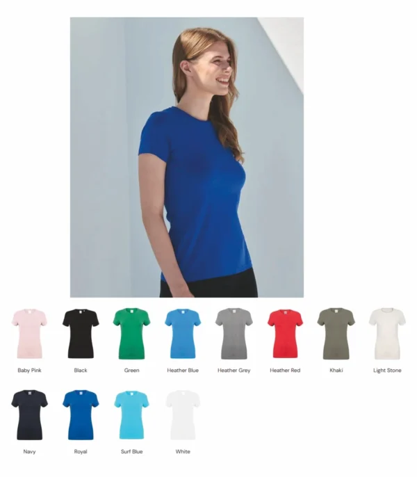 SK121 Ladies Feel Good Stretch Tee